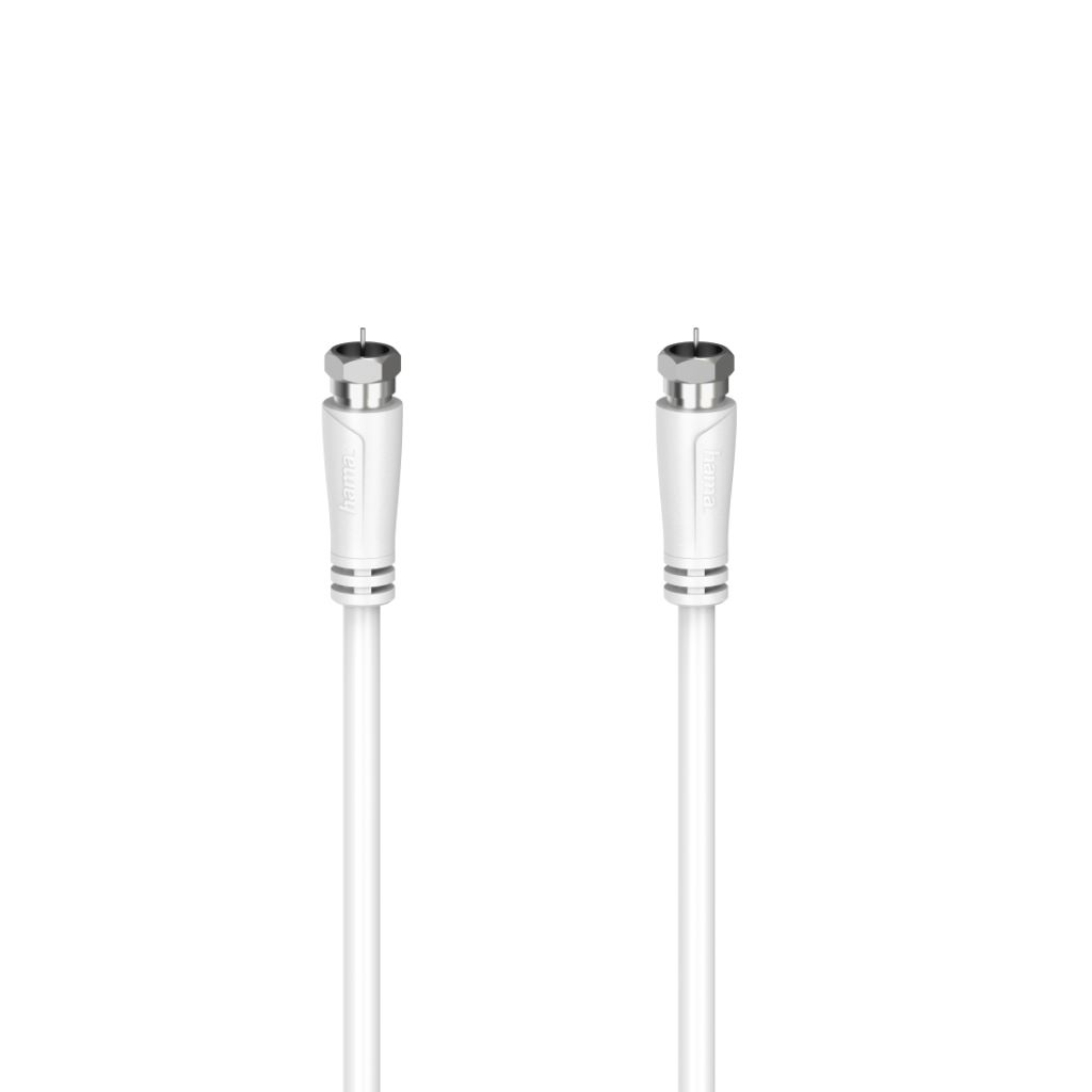Hama F-Plug - F-Plug antennakábel 90dB fehér 3m (205064) (hama205064)