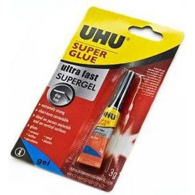 Uhu Pillanatragasztó Super Glue Jumbo 3 g (UHU/40360)