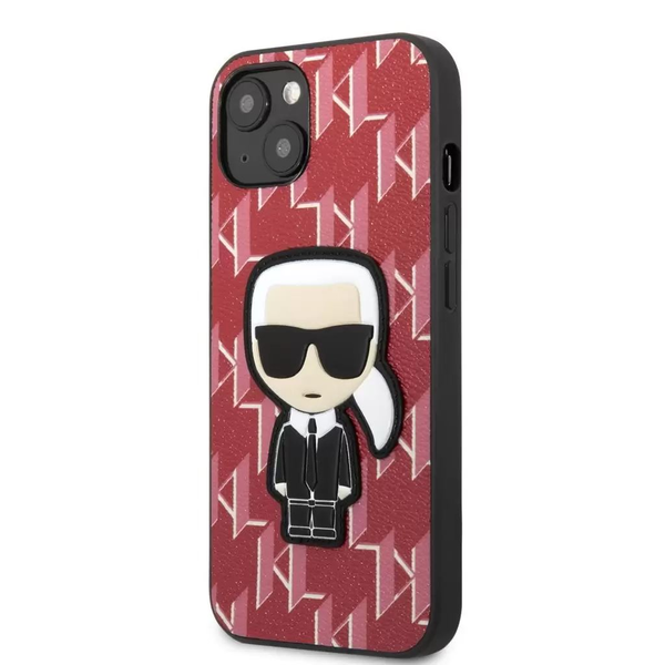 Калъф Karl Lagerfeld, Съвместим с iPhone 13, Червен