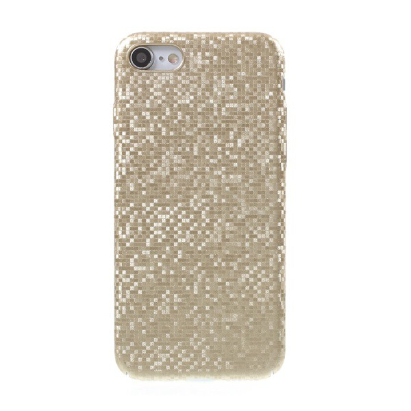 Műanyag telefonvédő (csillogó, mozaik minta) ARANY [Apple iPhone SE 3 (2022)] (5996457737437)