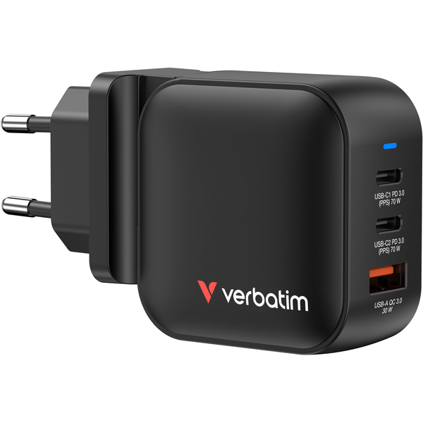 VERBATIM Mini GaN 70W töltőfej