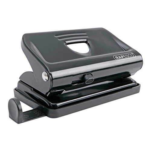 Rapesco 810 Kétlyukú 12 lap kapacitású lyukasztó - Fekete (PF810MB1)