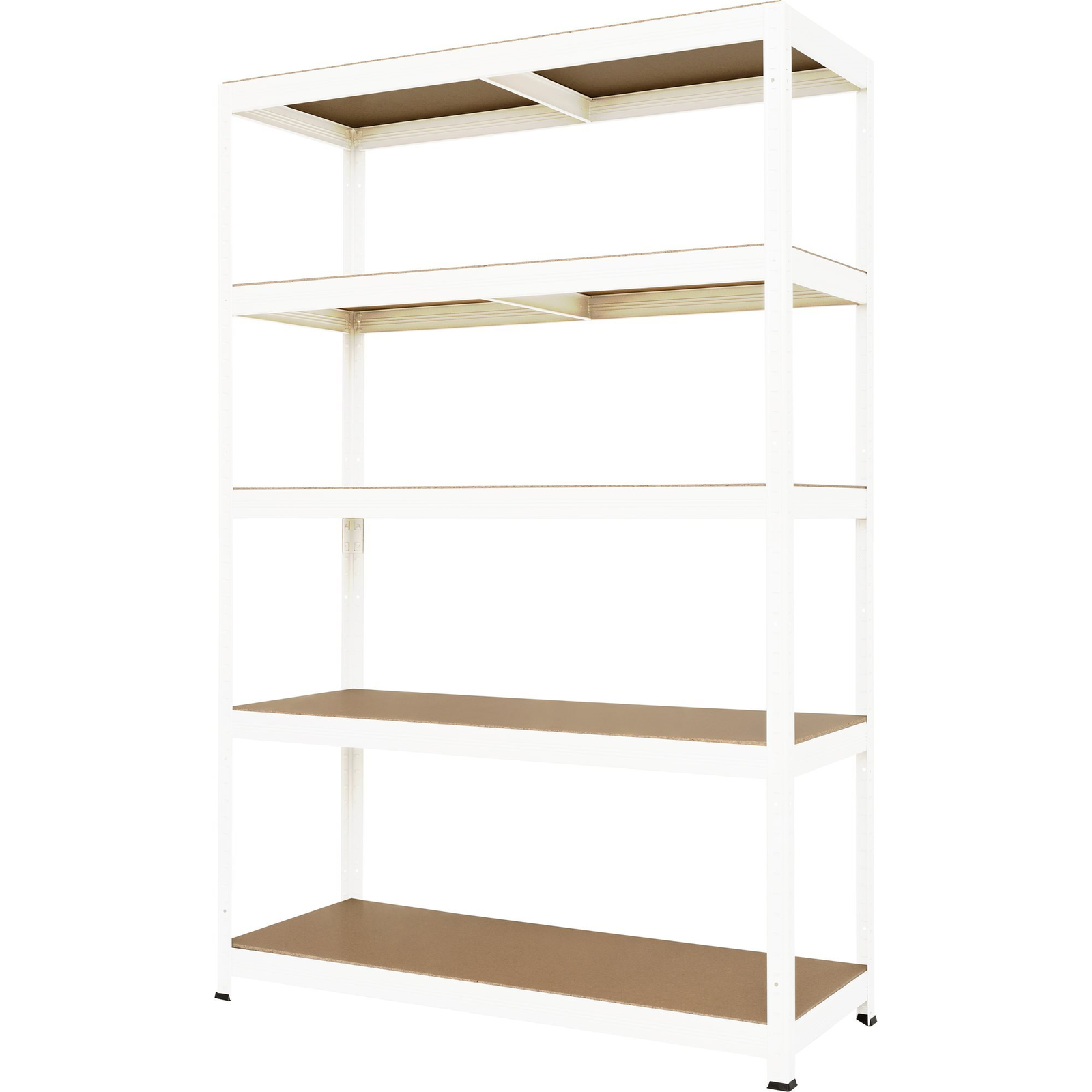 Kovona FUTUR PLUS könyvespolc 1800 x 1200 x 450 mm-es, fehér (VRFUV18012045050245)