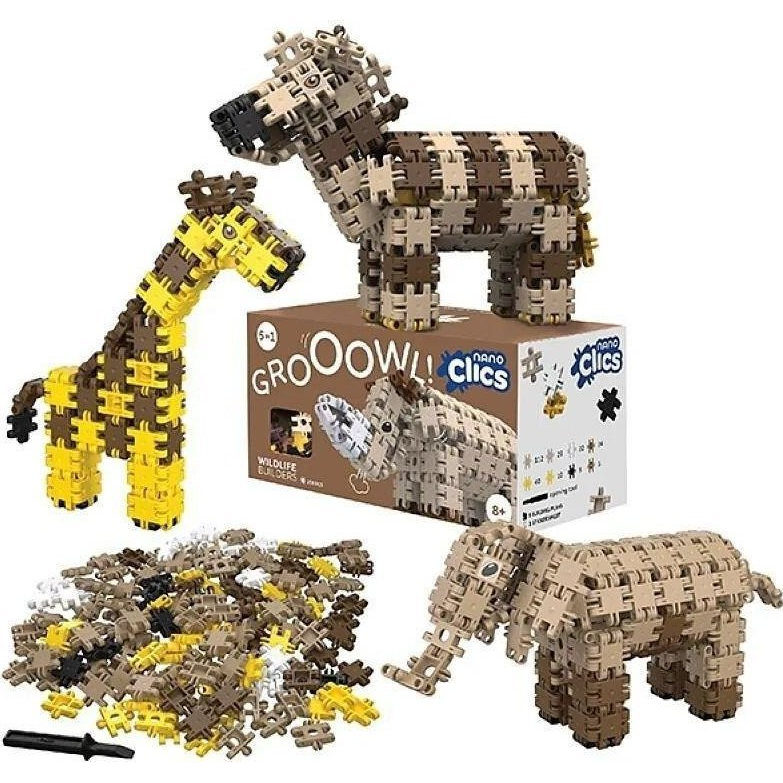 Nano Clics - Wildlife Builders - 250pcs (NC006) (NC006-0)