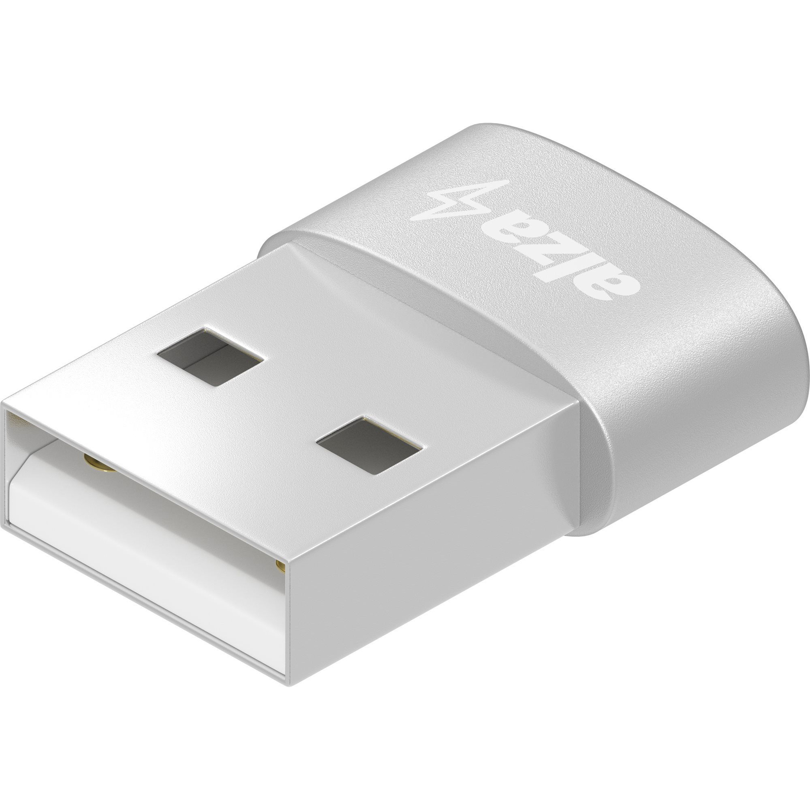 AlzaPower USB-A (M) to USB-C (F) 2.0, fehér (APW-ADTATC2W)