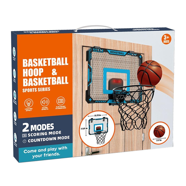 Madej kosárlabda palánk labdával és pumpával 40 x 30 cm