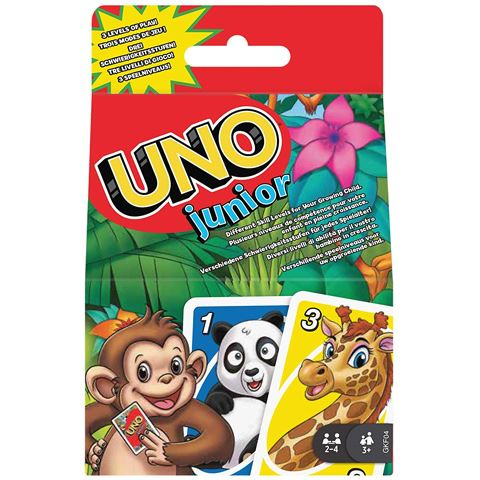 Mattel Uno Junior állatos kártyajáték (GKF04) (GKF04)