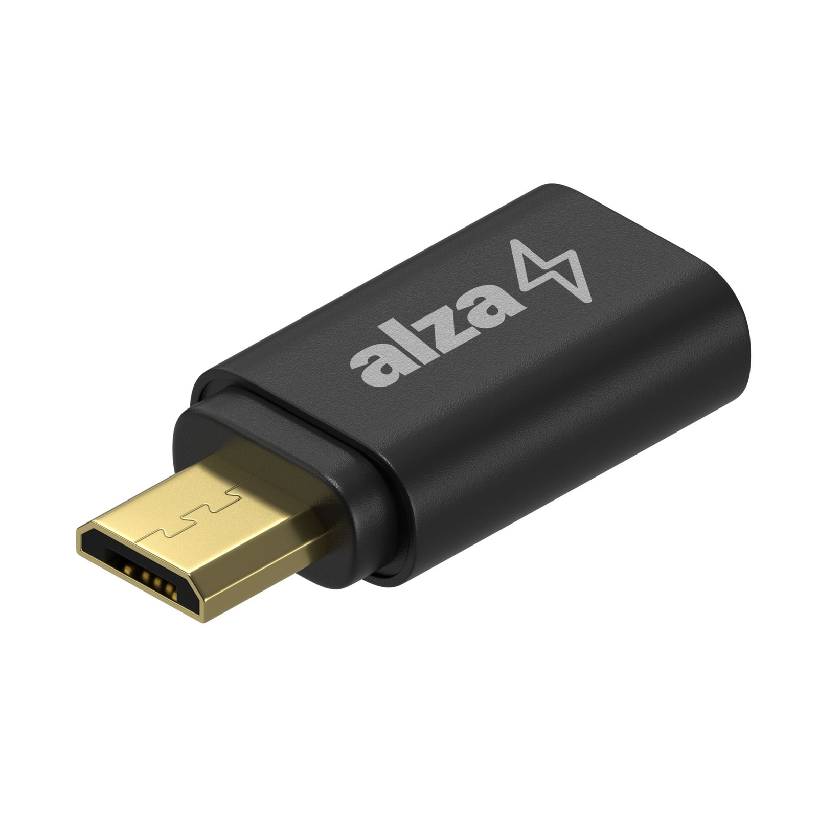 AlzaPower USB-C (F) to Micro USB-B 2.0 (M) (APW-ADMUBTC01B)