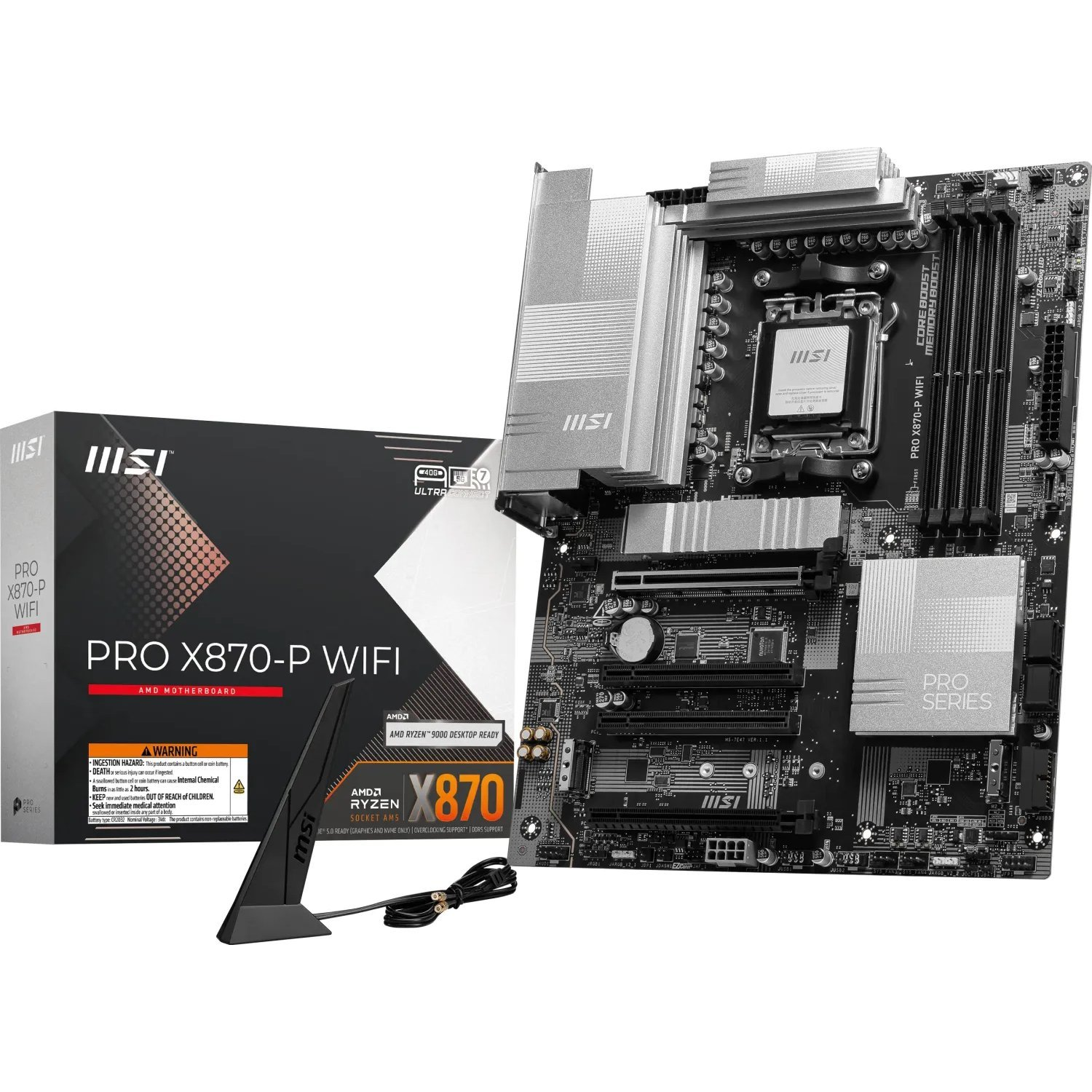MSI PRO X870-P WIFI alaplap AMD X870E Socket AM5 ATX