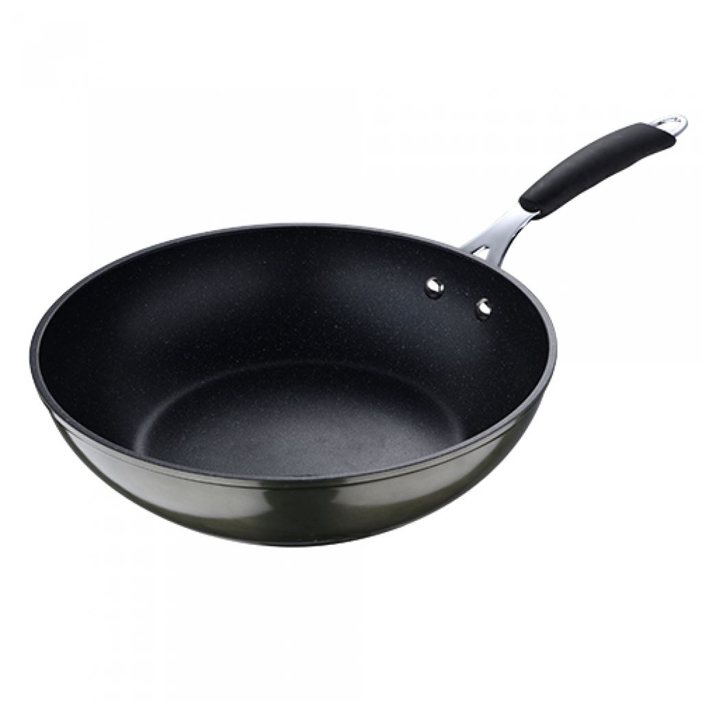 Bergner Midnight BG-30194-GR Wok serpenyő 28 cm (BG-30194-GR)