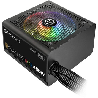 Thermaltake SMART BX1 RGB napájecí modul 550 W 24-pin ATX ATX Černý (PS-SPR-0550NHSABE-1)