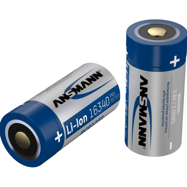 Ansmann 16340 Li-Ion 850 mAh Újratölthető elem (1db/csomag)