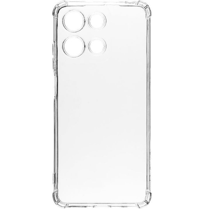 Motorola Moto G15, Szilikon tok, légpárnás sarok, Tactical TPU Plyo, átlátszó (TS12720)