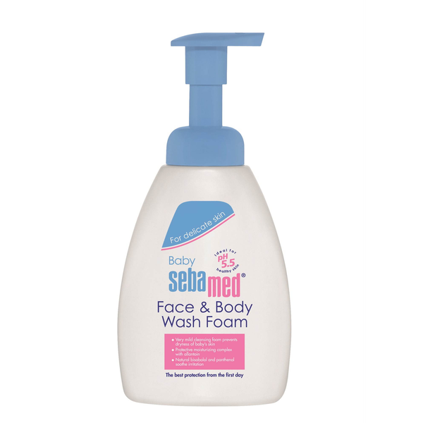 Sebamed SEBAMED_Baby Face Body Wash Foam delikatna pianka do mycia ciała i twarzy dla dzieci 400ml (4103040001726)