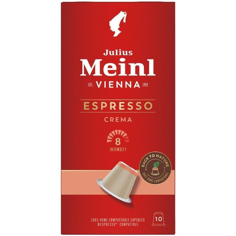 Julius Meinl Espresso Crema Komposztálható (10x 5,6 g/doboz) (9000403940294)
