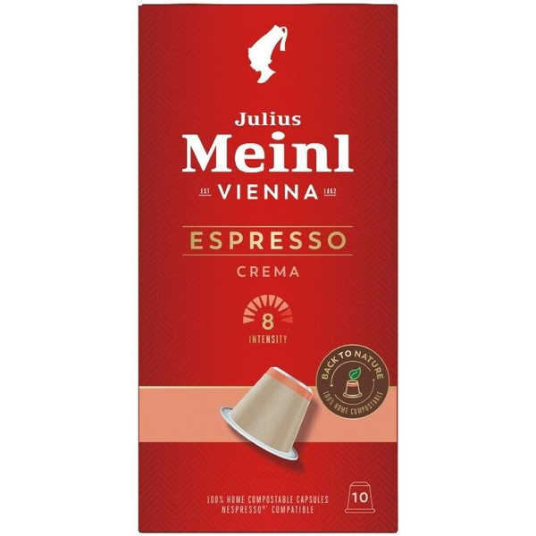 Kapsle pro Nespresso Julius Meinl Julius Meinl Crema 10 ks