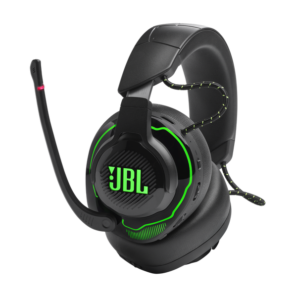 JBL Quantum 910X Vezeték nélküli Gaming Fejhallgató - Fekete/Zöld