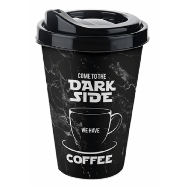 IRIS COFFEE CUP kávéspohár tetővel 400ml (AP-9122)