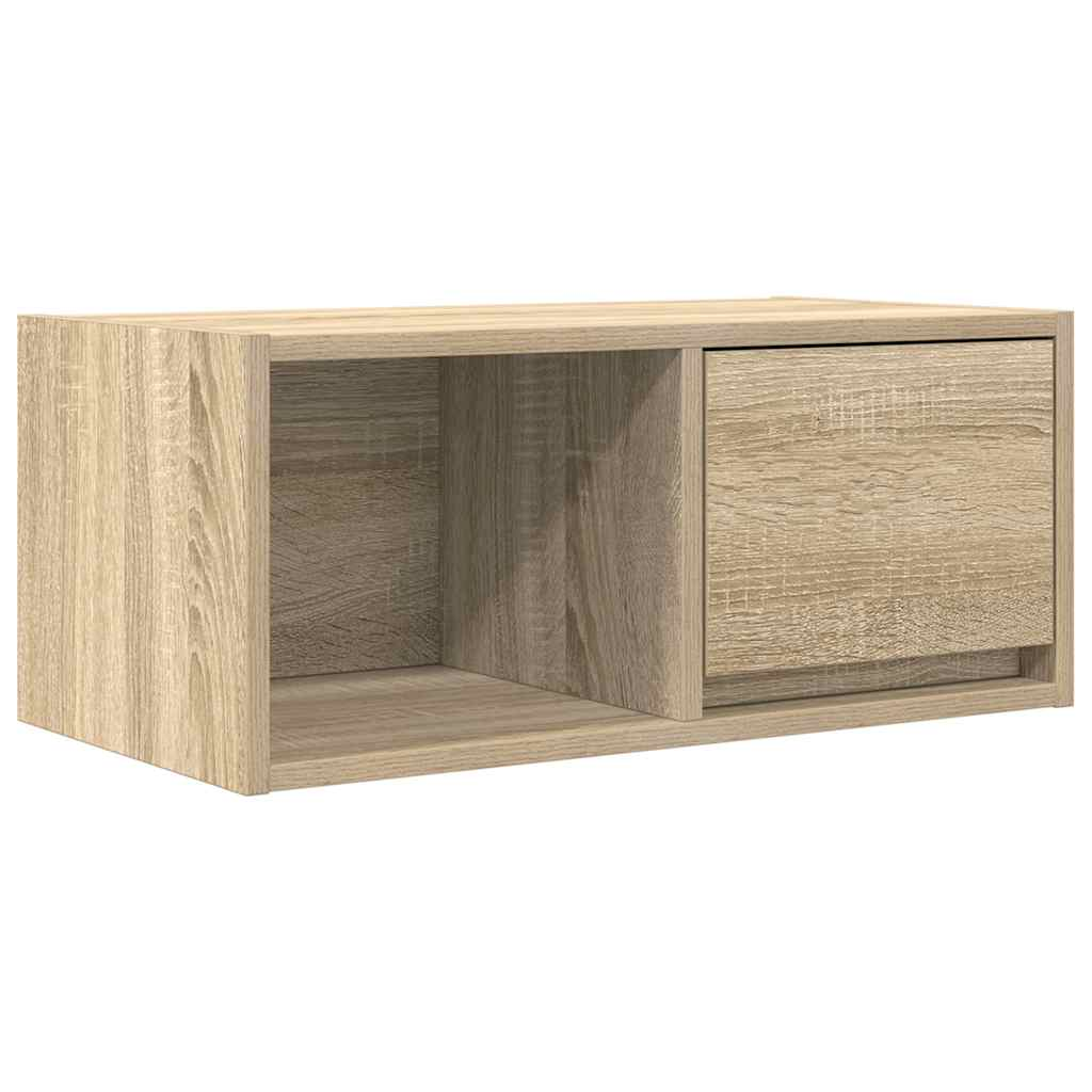 sonoma tölgy színű szerelt fa fali TV-szekrény 60x31x25,5 cm (861440)