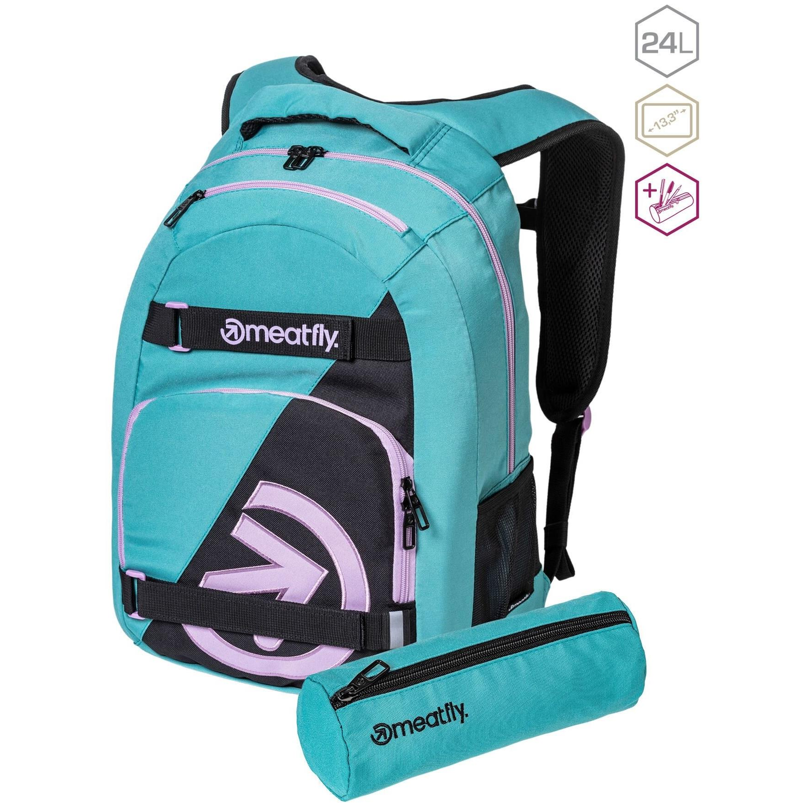 Meatfly Exile Green Moss/Black, 24 l (8590202066888)