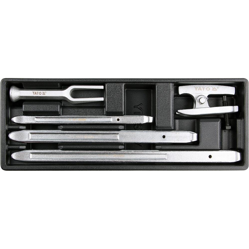 YATO aljzatbetét - 3x gumiabroncs szerelő kar, 2x gömbcsapszeg lehúzó (5906083554773)