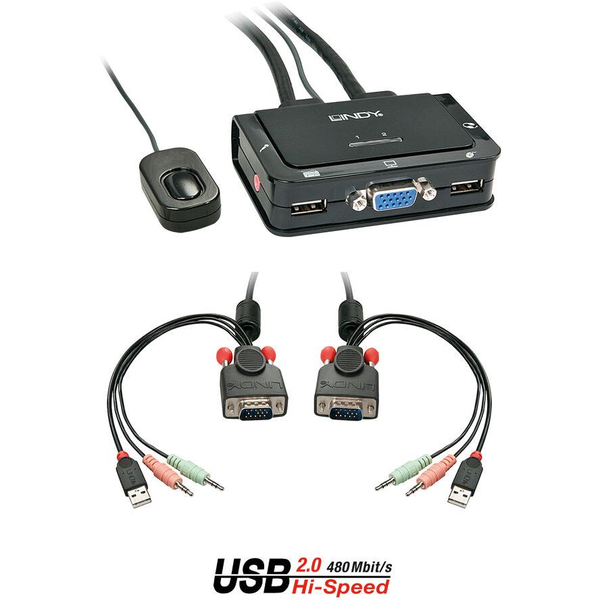 Lindy 42342 KVM Switch Sort