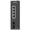 D-Link DIS-100G-06 netværksswitch Ikke administreret L2 Gigabit Ethernet (10/100/1000) DIN rail Sort