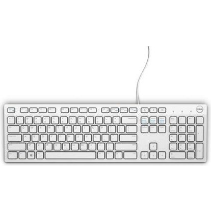 DELL KB216 tastatur Universel USB QWERTY US International Hvid
