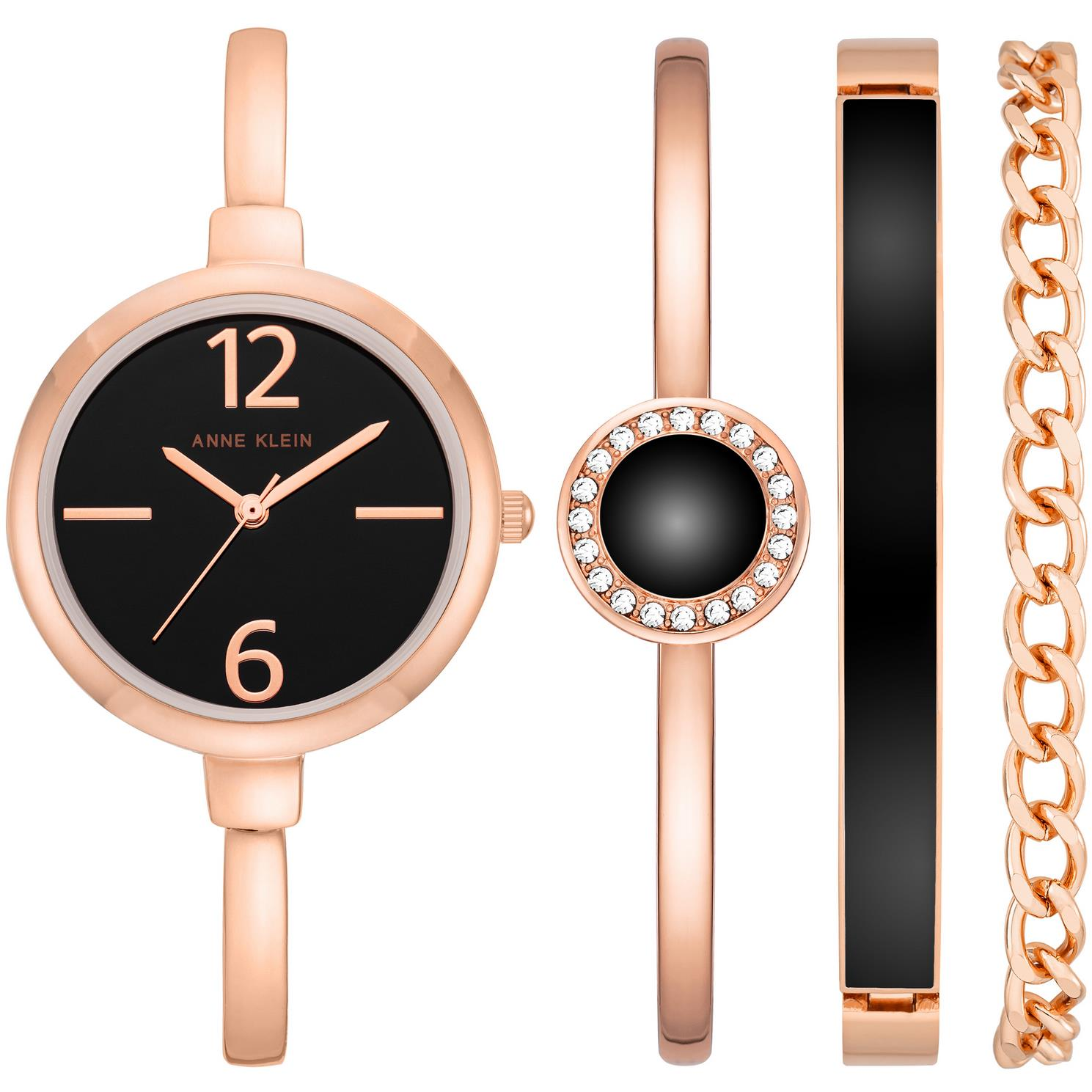 Anne Klein óra ajándék szett AK/3290BKST (AK/3290BKST)