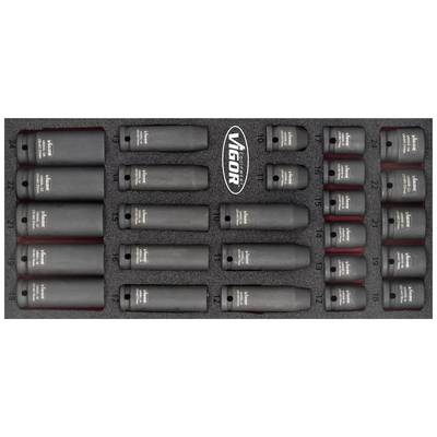 Vigor (V5602) Ütvefúró dugókulcs betét készlet (V5602) (V5602)