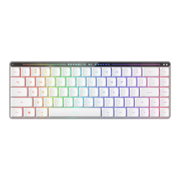 ASUS ROG Falchion RX Low Profile vezeték nélküli billentyűzet fehér