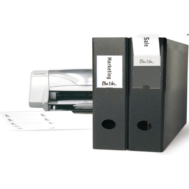 DJOIS Címketartó zseb, 25x75 mm, öntapadó, (3L10310) (10310 3L)