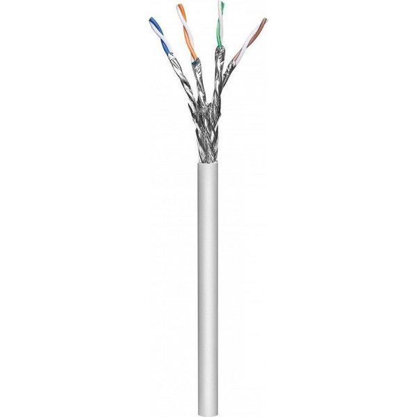 Techly ITP-C6A-FLS100 netwerkkabel Grijs 100 m Cat6a S/FTP (S-STP)