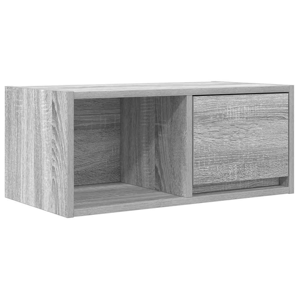 szürke sonoma színű szerelt fa TV-szekrény 60x31x25,5 cm (861446)