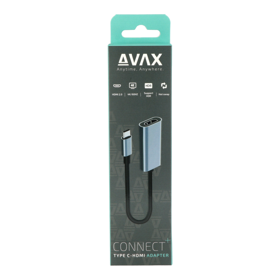 AVAX AD603 Connect Plus USB-C apa - HDMI anya Adapter (AD603)