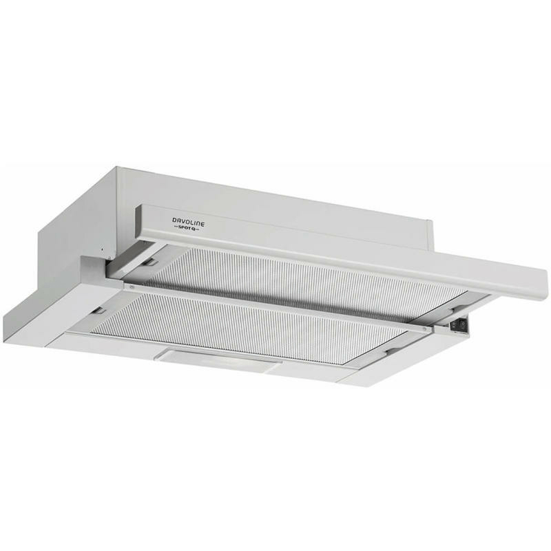 Davoline Spot Q ECO 060 GR-IX Páraelszívó 60cm Inox + FA125/3 bekötő szett (801003859SZ)