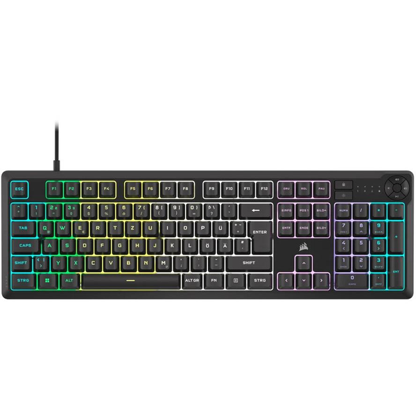 CORSAIR Tas K55 CORE BLACK RGB, Rubberdome, Mechanical,USB