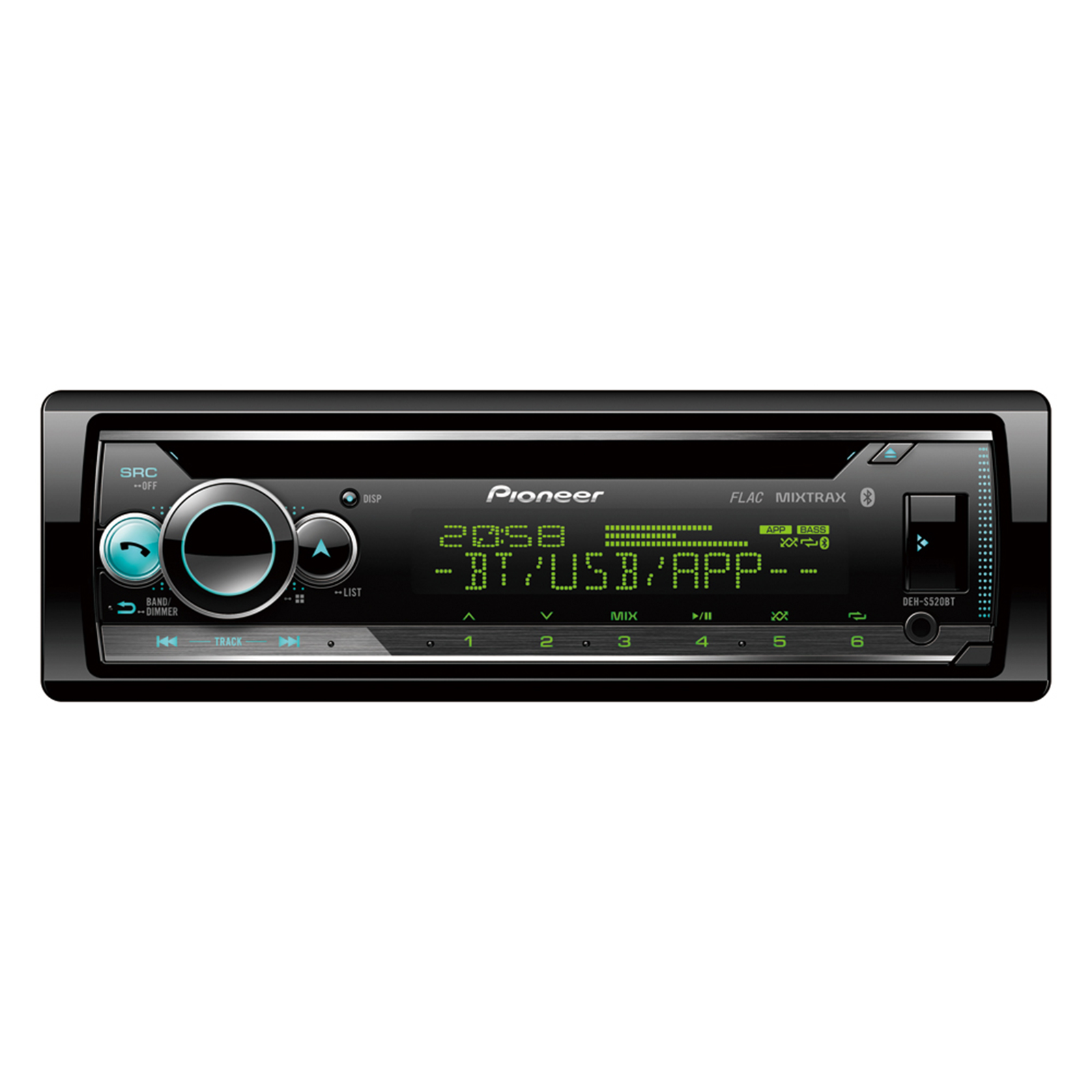 Pioneer DEH-S520BT Autó HiFi fejegység (DEH-S520BT)