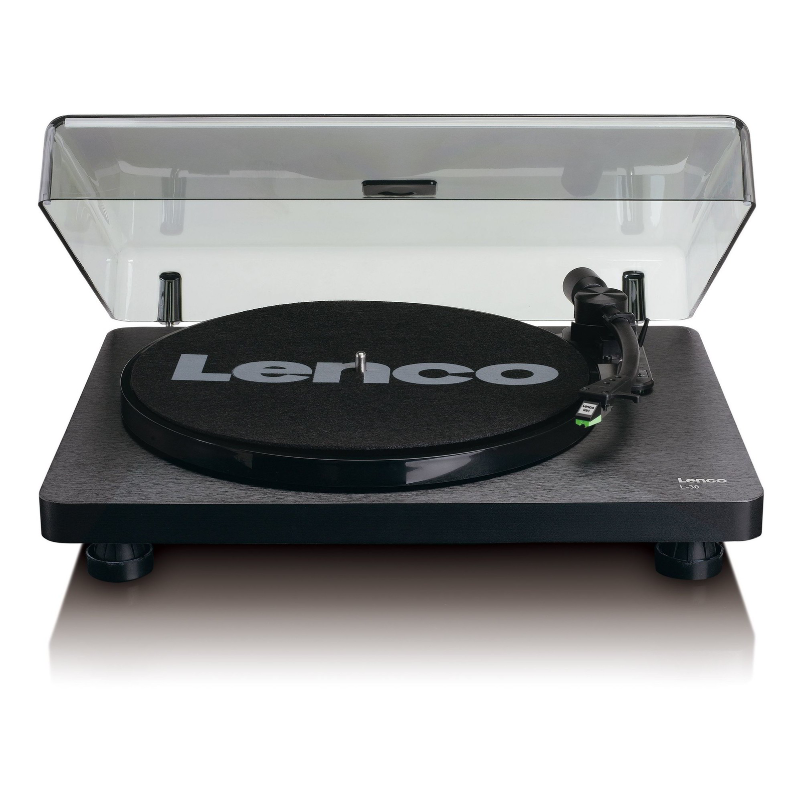Lenco L-30 BK Lemezjátszó - Fekete (L-30BK)