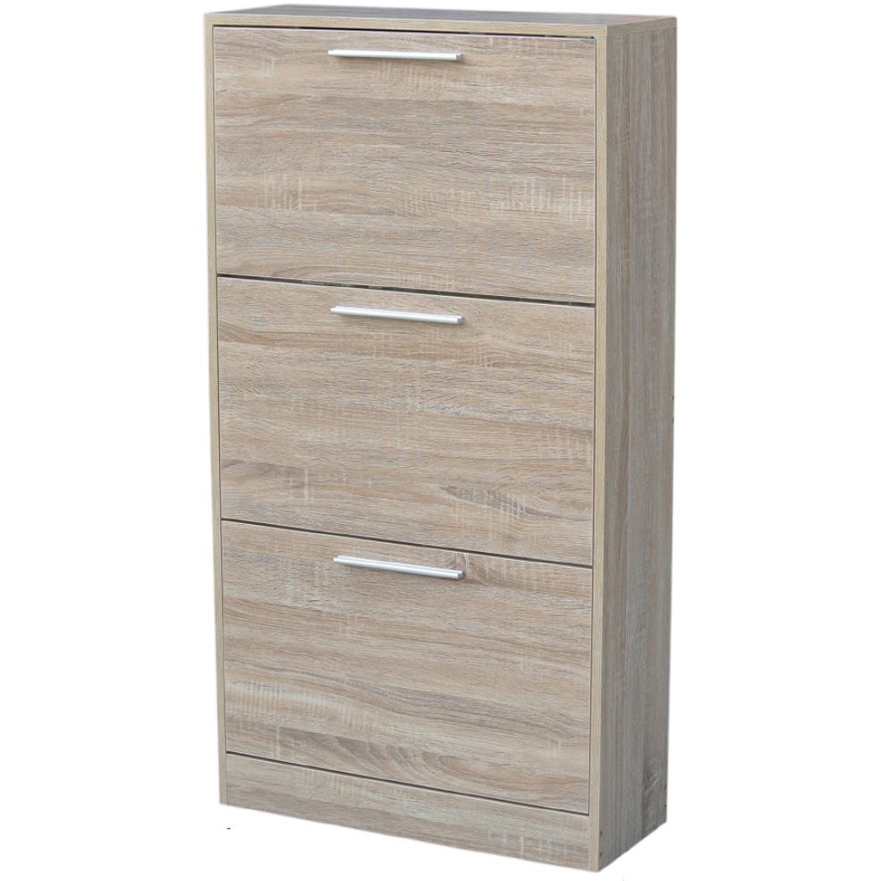 DOCHTMANN zárt cipőtartó 63 × 24 × 117 cm, fa (400107)