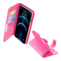Apple iPhone 12 / 12 Pro Cellularline Book Agenda Case Standing, Leather Effect (Flip, Side Opening, Desk Holder Function, Rfid Protection) Pink