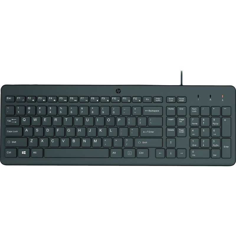 HP 150 Wired billentyűzet fekete HU (664R5AA#AKC)