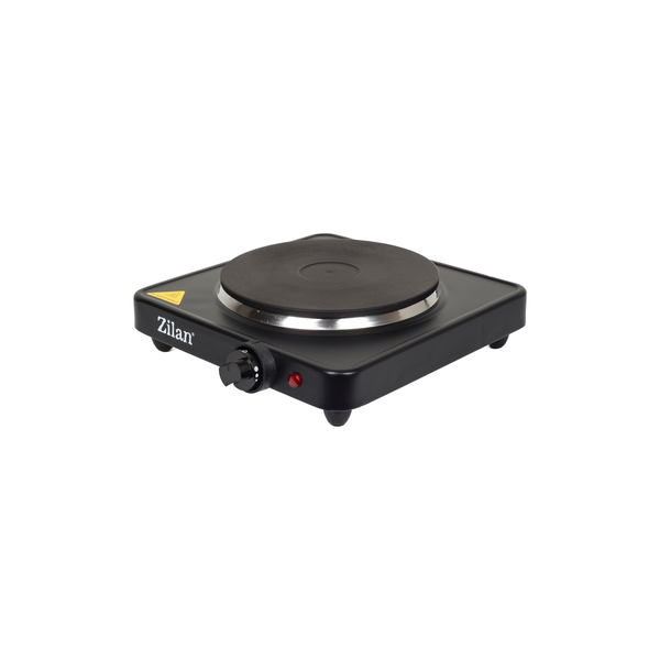 Електрически котлон ZILAN ZLN-2173, ЧЕРНА 1500 W, 26 x 26 x 9.5 cm, 1 горелка, с 5 степени