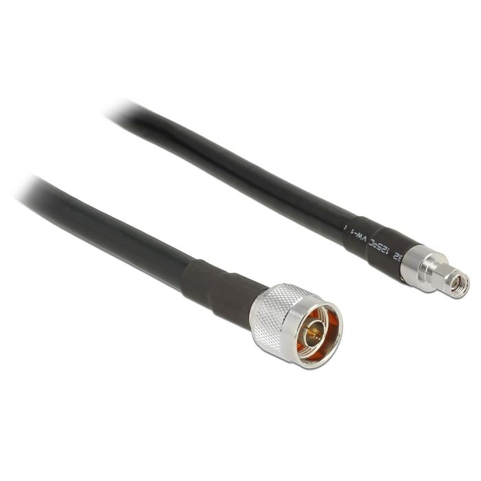 Delock antenna kábel N-dugó > RP-SMA-dugó CFD400 LLC400 1m (13019) (DE13019)