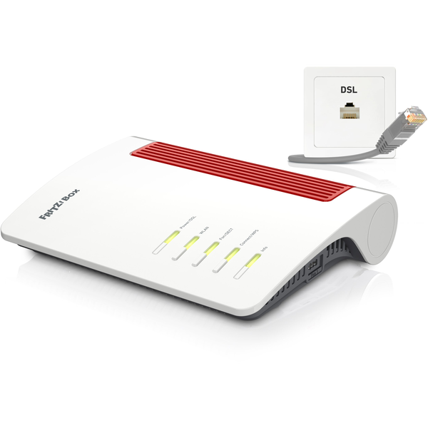 Box 7690 International trådløs router 2.5 Gigabit Ethernet Dual-band (2,4 GHz / 5 GHz) Hvid