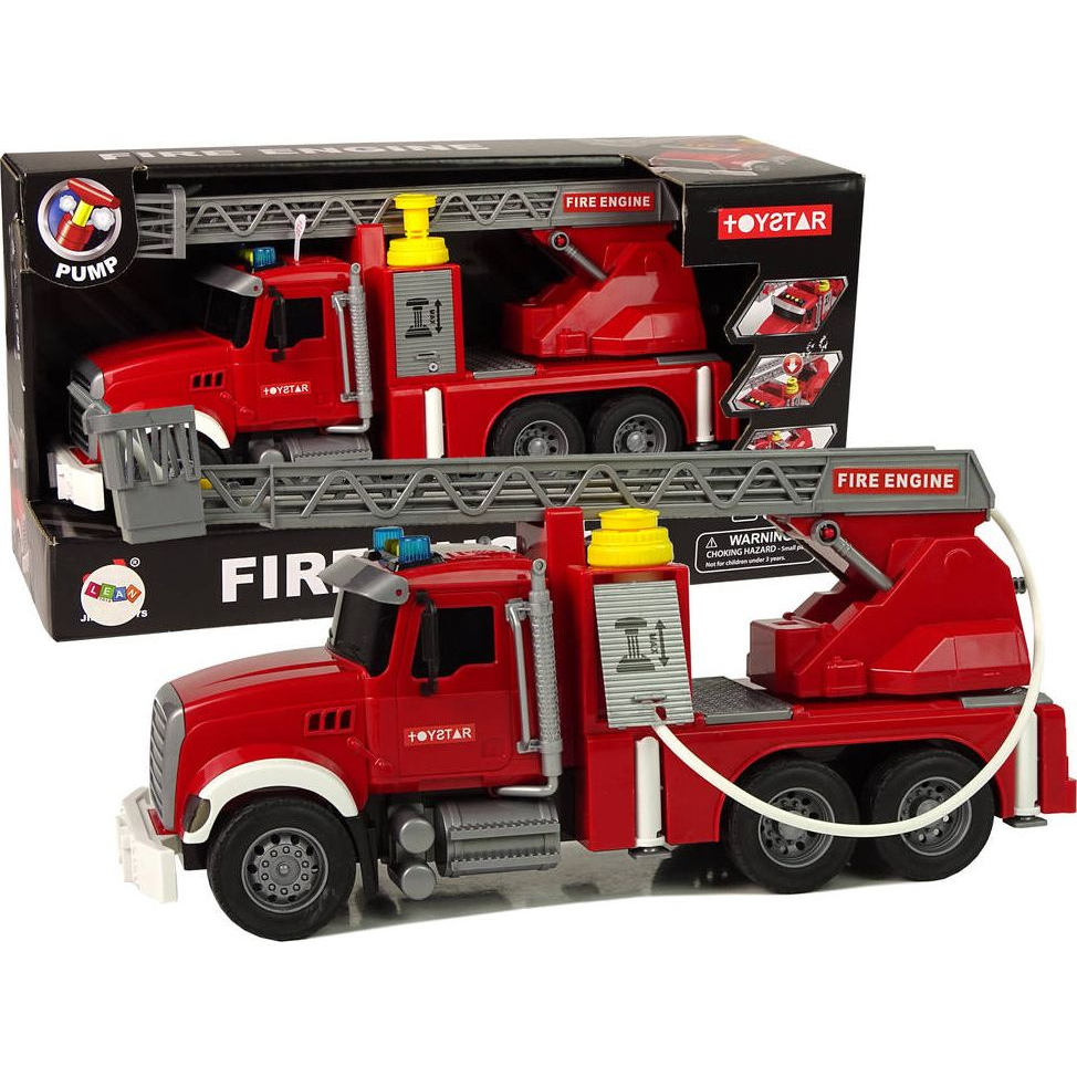 Tűzoltóautó - Fények, Piros (9528)