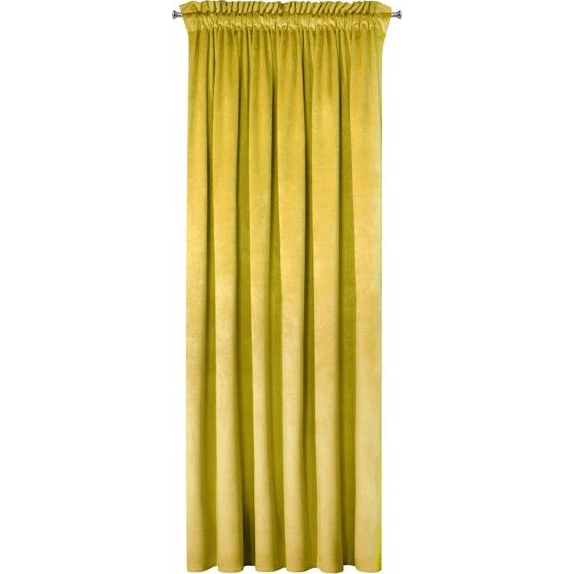  Eurofirany Zasłona Dekoracyjna Velvet Rosa Musztard 140x250