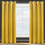  Eurofirany Zasłona Dekoracyjna Velvet Rosa Musztard 140x250