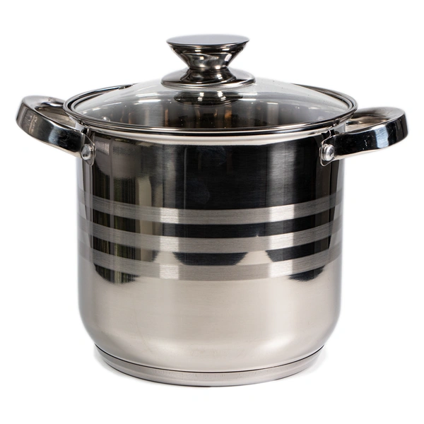 TOO LP-7171-4L prémium rozsdamentes edény  4,3 liter fazék/lábas+fedő 18 x 17cm