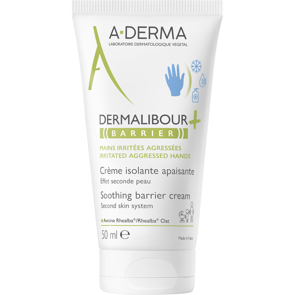 A-DERMA Dermalibour Barrier nyugtató krém a bőr védelmére, 50 ml